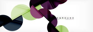 Daire arka plan, geometrik şekil