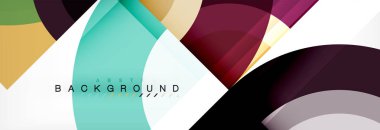 Vektör yuvarlak arka plan