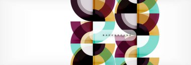 Vektör yuvarlak arka plan