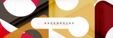 Geometrik arka plan. Modern örtüşen üçgenler. Mesajınız için alışılmadık renkli şekiller. İş veya teknik okul sunuyu, app kapak