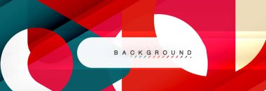 Arka plan daire ve üçgen