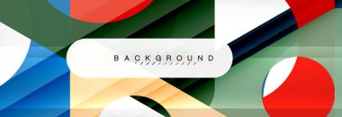 Geometrik arka plan. Modern örtüşen üçgenler. Mesajınız için alışılmadık renkli şekiller. İş veya teknik okul sunuyu, app kapak