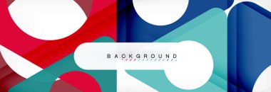 Geometrik arka plan. Modern örtüşen üçgenler. Mesajınız için alışılmadık renkli şekiller. İş veya teknik okul sunuyu, app kapak