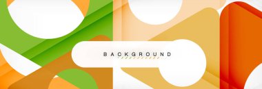 Arka plan daire ve üçgen