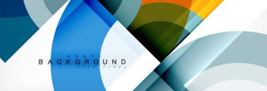 Vektör yuvarlak arka plan