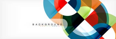 Vektör yuvarlak arka plan