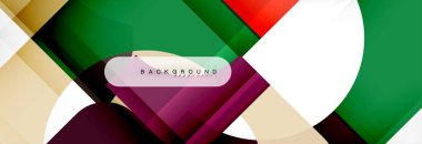 Renkli kareler kompozisyon soyut afiş. Gösterim amacıyla broşür veya el ilanı, sunum ve web tasarım düzeni