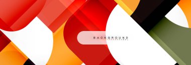 Renkli kareler kompozisyon soyut afiş. Gösterim amacıyla broşür veya el ilanı, sunum ve web tasarım düzeni