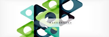 Arka plan daire ve üçgen