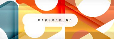 Arka plan daire ve üçgen