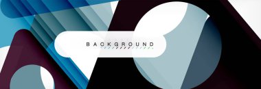 Geometrik arka plan. Modern örtüşen üçgenler. Mesajınız için alışılmadık renkli şekiller. İş veya teknik okul sunuyu, app kapak