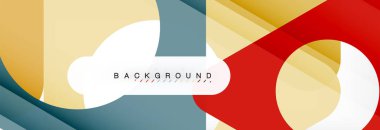 Daire ve üçgen vektör arka plan