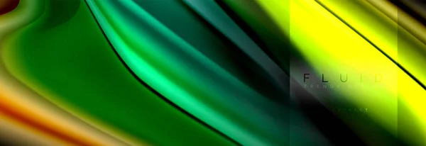 Rainbow tekutin abstraktní tvary, tekuté barvy design, barevný mramor nebo plast vlnitá textura pozadí, vícebarevné šablonu pro podnikání nebo prezentace technologie nebo web brožura obalový design — Stockový vektor