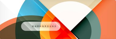 Vektör yuvarlak arka plan