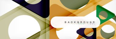 Geometrik arka plan. Modern örtüşen üçgenler. Mesajınız için alışılmadık renkli şekiller. İş veya teknik okul sunuyu, app kapak