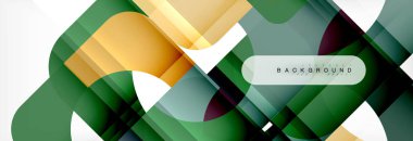 Renkli kare şekiller, geometrik modern arka plan