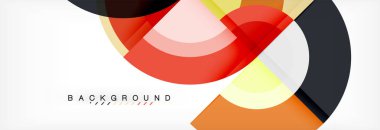 Vektör dairesel geometrik arka plan