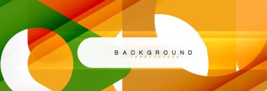 Arka plan daire ve üçgen