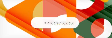 Arka plan daire ve üçgen