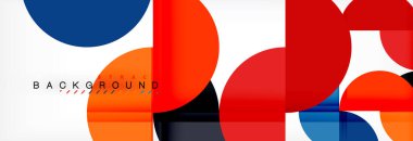 Yarı daire arka plan, modern geometrik desen tasarım. İş veya teknoloji tanıtım tasarım şablonu, broşür veya el ilanı desenli veya geometrik web afiş