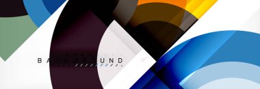 Vektör dairesel geometrik arka plan