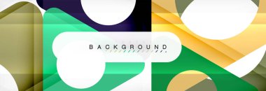 Geometrik arka plan. Modern örtüşen üçgenler. Mesajınız için alışılmadık renkli şekiller. İş veya teknik okul sunuyu, app kapak