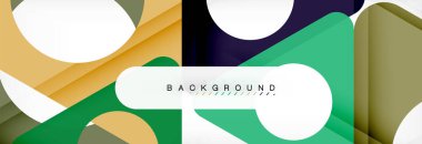 Geometrik arka plan. Modern örtüşen üçgenler. Mesajınız için alışılmadık renkli şekiller. İş veya teknik okul sunuyu, app kapak