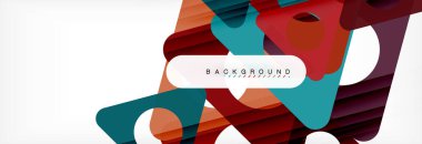 Arka plan daire ve üçgen