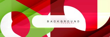 Arka plan daire ve üçgen