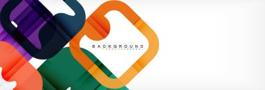 Geometrik arka plan, çok renkli şablonu için iş veya teknoloji sunu veya web broşür kapak düzeni, duvar kağıdı kare.