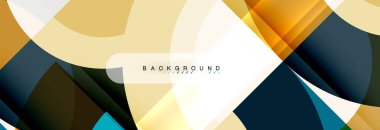 Vektör yuvarlak arka plan