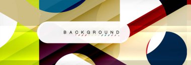 Geometrik arka plan. Modern örtüşen üçgenler. Mesajınız için alışılmadık renkli şekiller. İş veya teknik okul sunuyu, app kapak