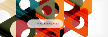 Geometrik arka plan. Modern örtüşen üçgenler. Mesajınız için alışılmadık renkli şekiller. İş veya teknik okul sunuyu, app kapak