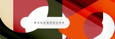 Geometrik arka plan. Modern örtüşen üçgenler. Mesajınız için alışılmadık renkli şekiller. İş veya teknik okul sunuyu, app kapak