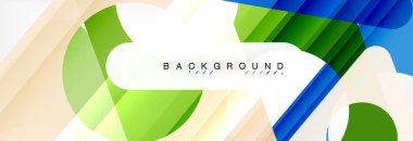 Geometrik arka plan. Modern örtüşen üçgenler. Mesajınız için alışılmadık renkli şekiller. İş veya teknik okul sunuyu, app kapak