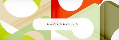 Arka plan daire ve üçgen