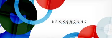 Geomtric modern arka planlar, yüzük şablon soyut.