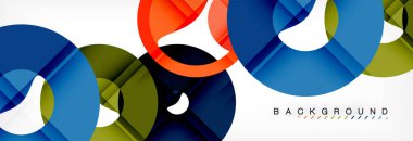 Geomtric modern arka planlar, yüzük şablon soyut.