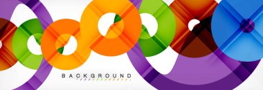 Modern geometrik soyut arkaplan