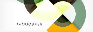 Vektör yuvarlak arka plan