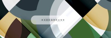 Vektör yuvarlak arka plan