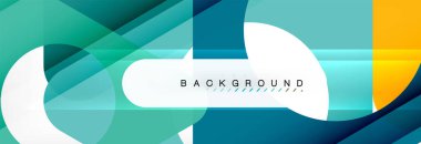 Arka plan daire ve üçgen