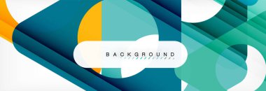 Arka plan daire ve üçgen