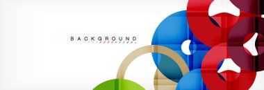 Geomtric modern arka planlar, yüzük şablon soyut.