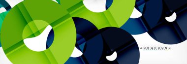 Gri arka plan, modern geometrik desen tasarım renkli halkalar. Vektör iş veya teknoloji tanıtım tasarım şablonu, broşür veya el ilanı desenli veya geometrik web afiş