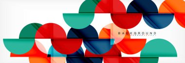 Daire arka plan, geometrik şekil