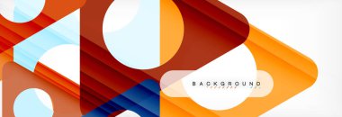 Geometrik arka plan. Modern örtüşen üçgenler. Mesajınız için alışılmadık renkli şekiller. İş veya teknik okul sunuyu, app kapak