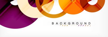 Geomtric modern arka planlar, yüzük şablon, vektör çizim soyut.