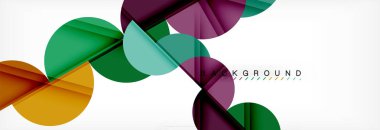 Daire arka plan, geometrik şekil