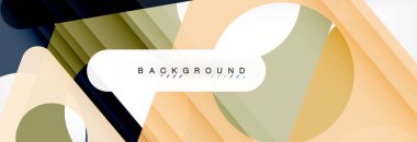 Arka plan daire ve üçgen